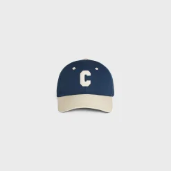 New initial baseball cap in cotton Hats And Soft Accessories