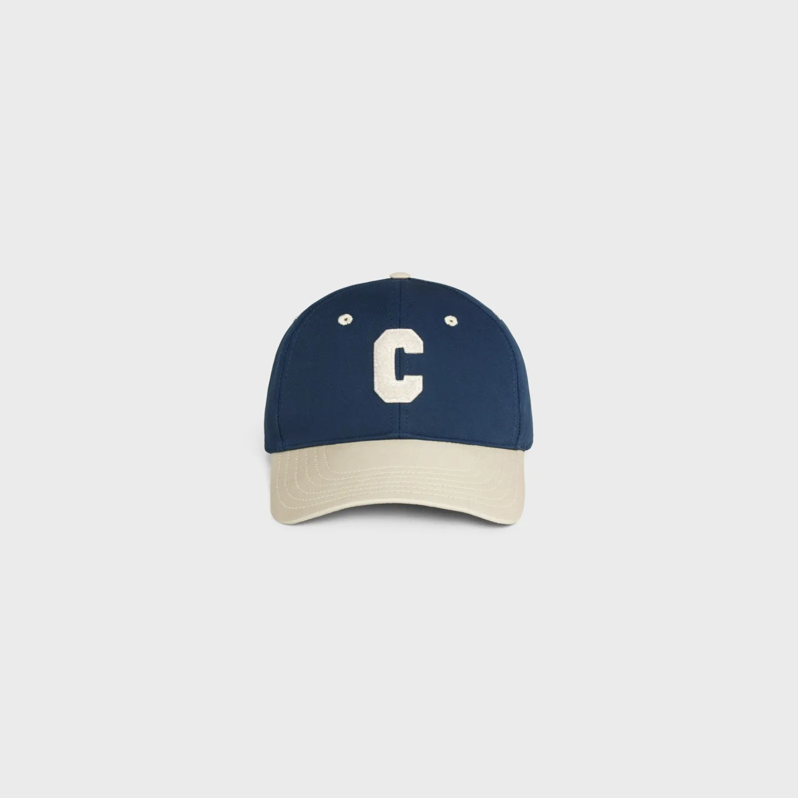 New initial baseball cap in cotton Hats And Soft Accessories