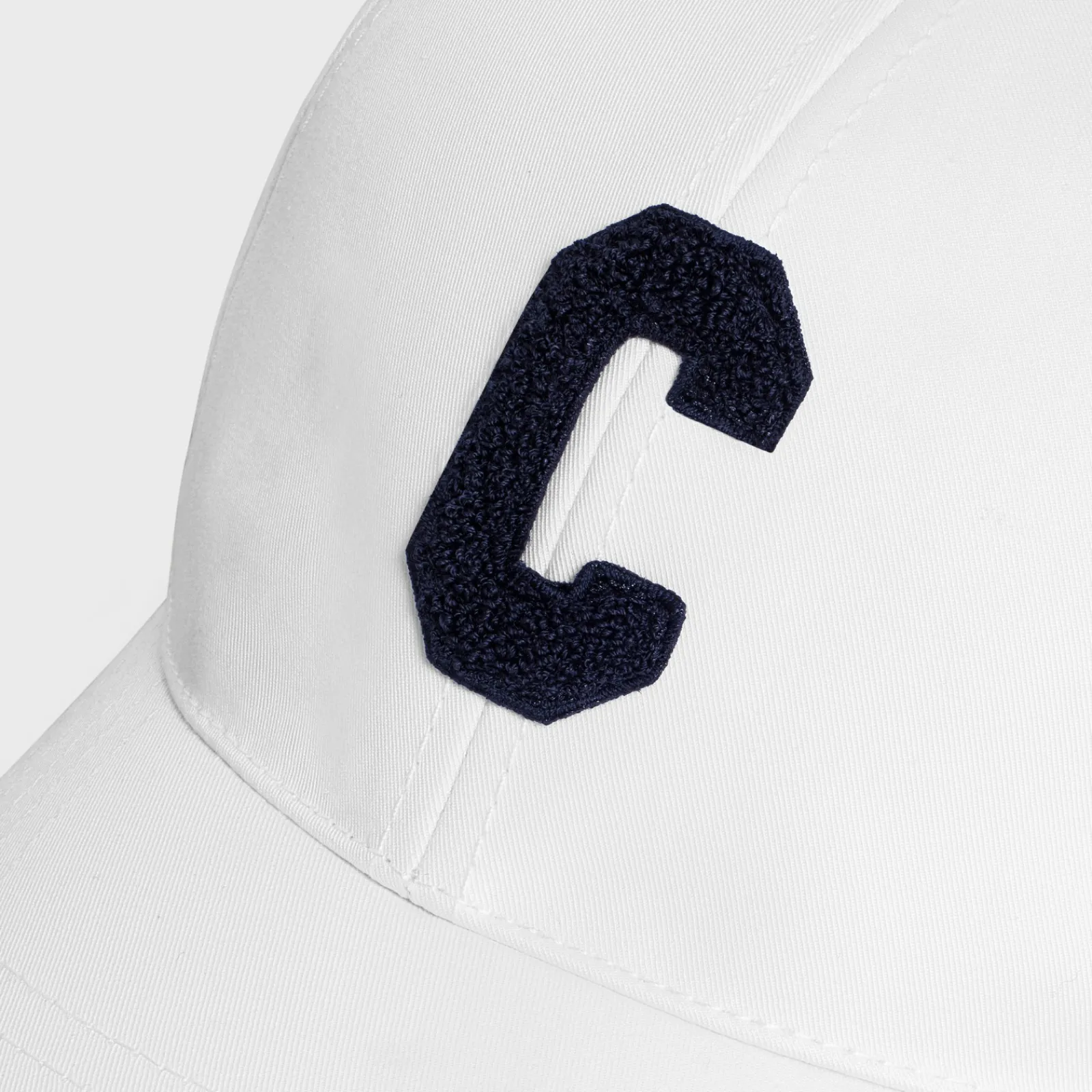 Fashion initial baseball cap in cotton Hats And Soft Accessories