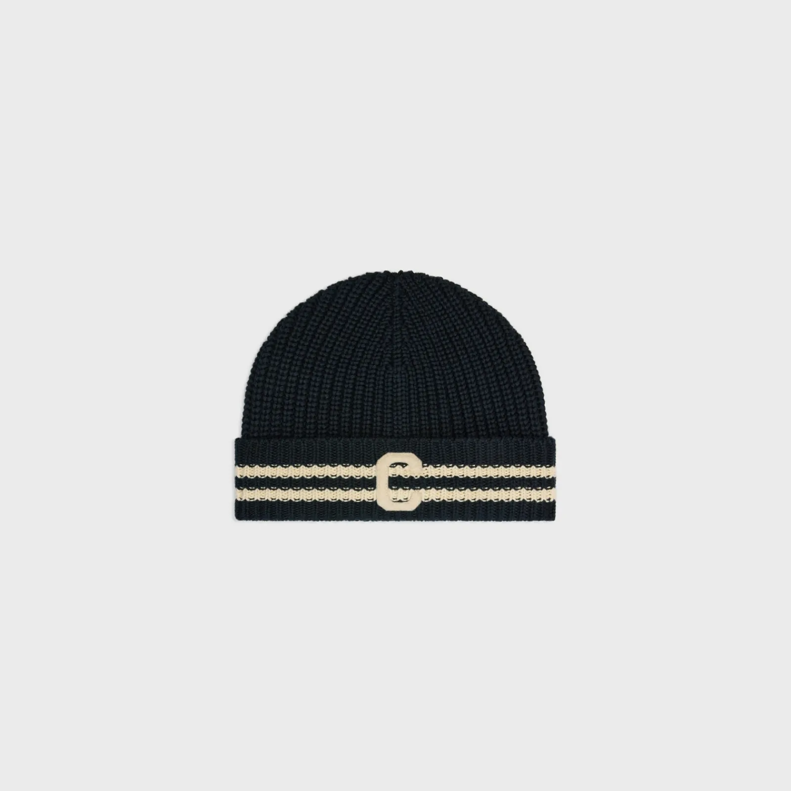 New initial beanie in cotton Hats And Soft Accessories