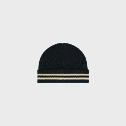 New initial beanie in cotton Hats And Soft Accessories