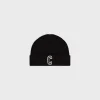 Sale initial beanie in ribbed wool Hats And Soft Accessories