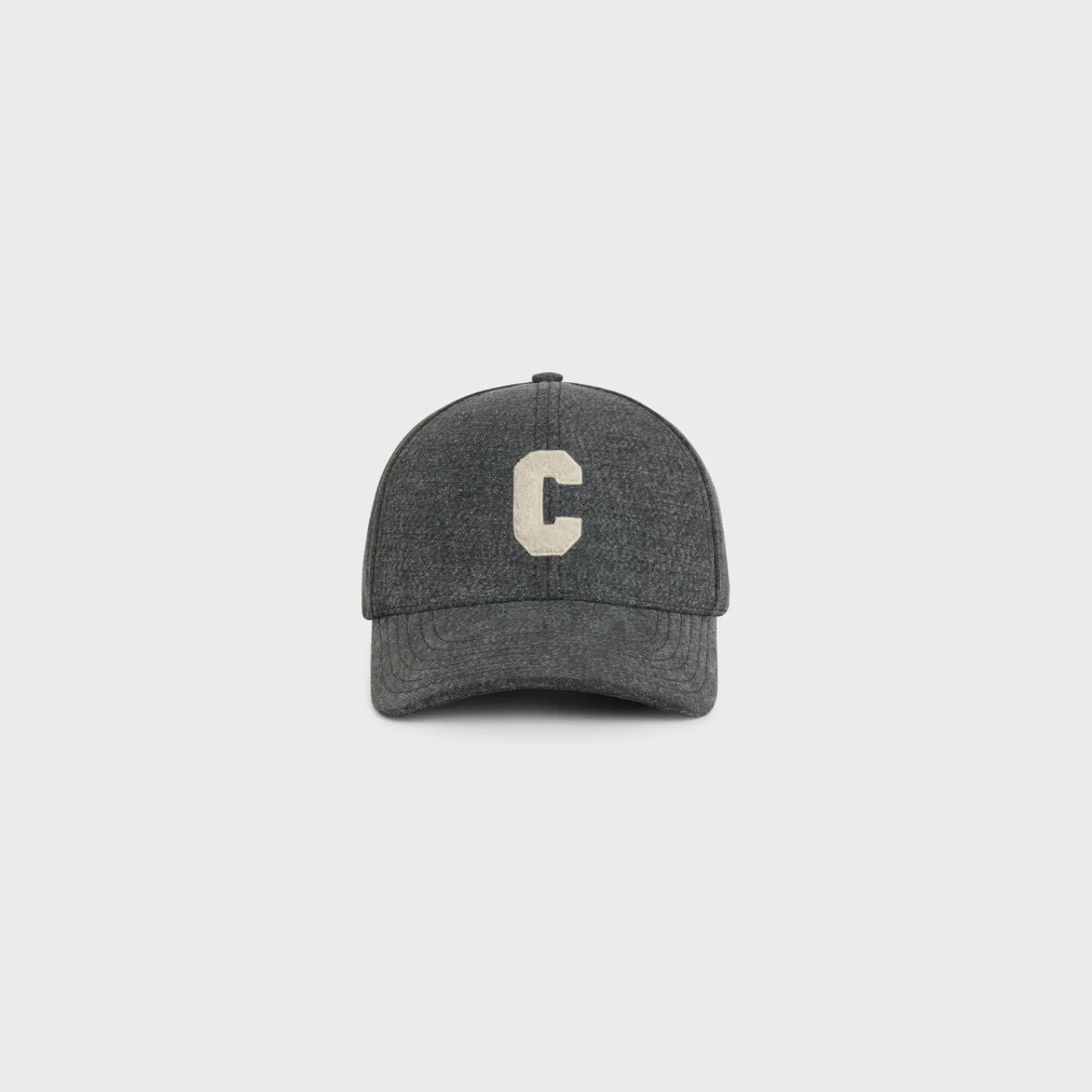Best Initial cap in vintage black denim Hats And Soft Accessories