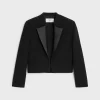 New jacket in satin-lined double faced wool crepe Women Jackets