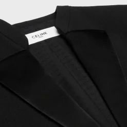 New jacket in satin-lined double faced wool crepe Women Jackets