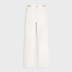 Best Jane flared jeans in optic white wash denim Women Pants And Shorts | Denim