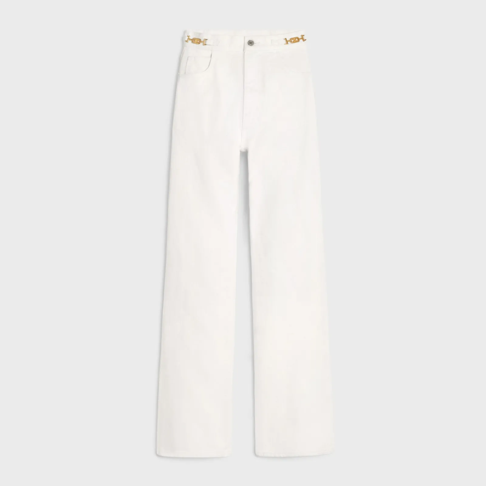 Best Jane flared jeans in optic white wash denim Women Pants And Shorts | Denim