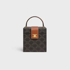 Outlet JEWELRY BOX IN TRIOMPHE CANVAS AND CALFSKIN Travel