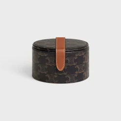 Hot JEWELS Case in Triomphe Canvas and Calfskin Travel