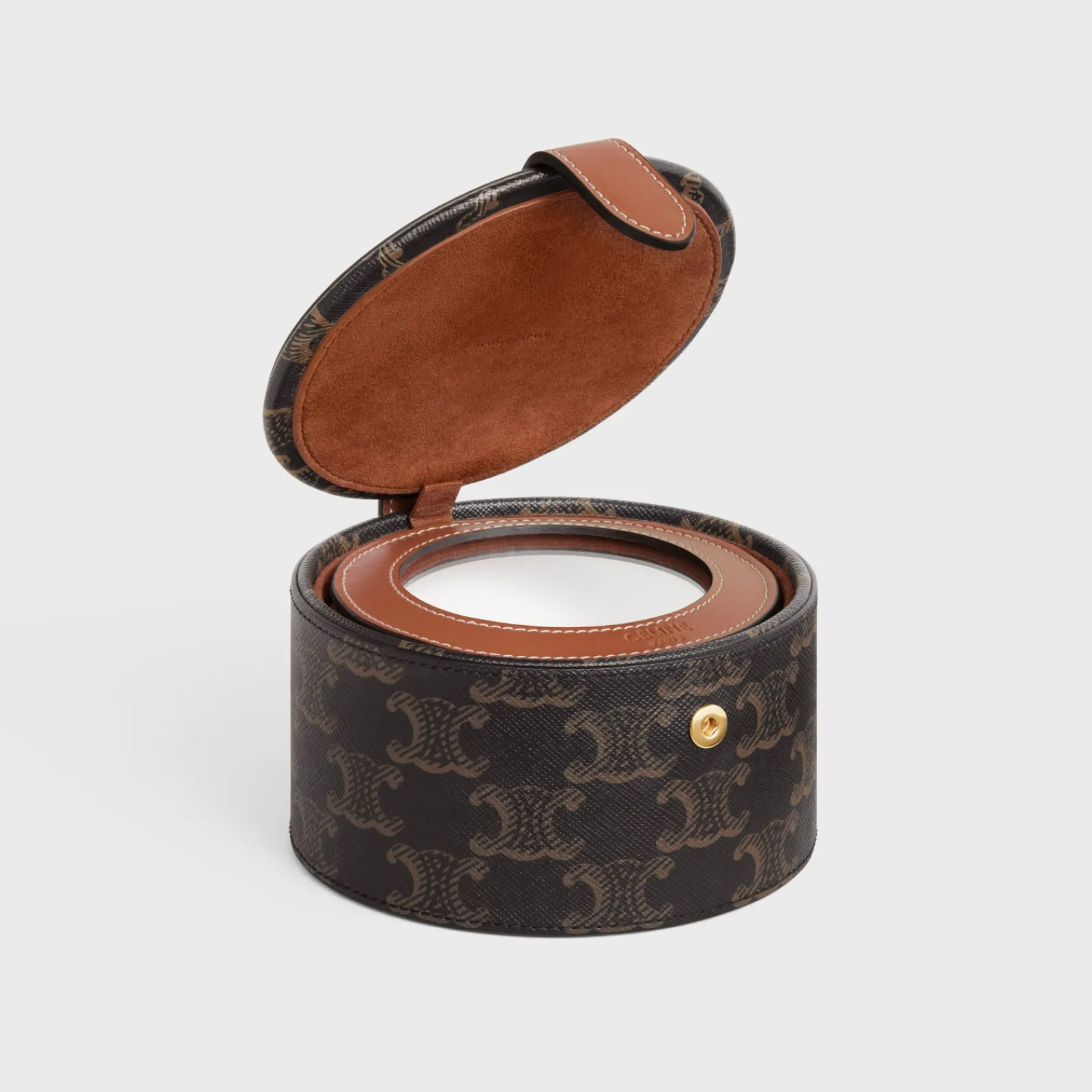 Hot JEWELS Case in Triomphe Canvas and Calfskin Travel