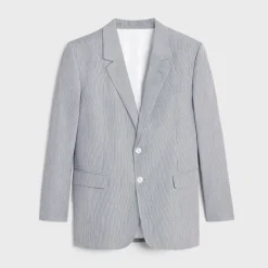 Clearance jude jacket in striped cotton Women Jackets
