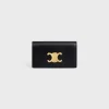 New KEY CASE TRIOMPHE in Shiny calfskin Women Triomphe | Categories·Pouches And Tech Accessories