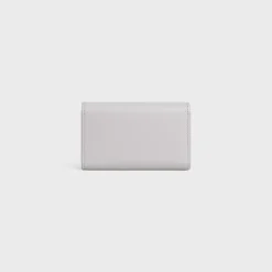 Clearance KEY CASE TRIOMPHE in Shiny calfskin Women Triomphe | Categories·Pouches And Tech Accessories