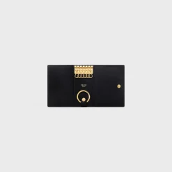 New KEY CASE TRIOMPHE in Shiny calfskin Women Triomphe | Categories·Pouches And Tech Accessories