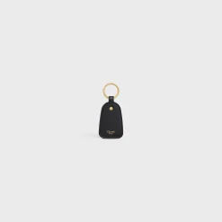 Clearance Key holder in Triomphe canvas and calfskin Women Triomphe Canvas | Categories·Pouches And Tech Accessories