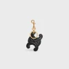 Sale KEYRING TRIOMPHE CHARM in PATENT CALFSKIN with GOLD FINISHING Women Categories·Straps And Accessories