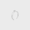 Hot Knot Double Cuff in Brass with Rhodium Finish Women Knot | Categories·Bracelets