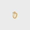 Outlet Knot Double Ring in Brass with Finish Women Knot | Categories·Rings