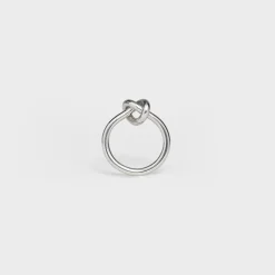 Hot Knot Ring in Brass with Rhodium finish Women Knot | Categories·Rings