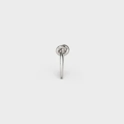 Hot Knot Ring in Brass with Rhodium finish Women Knot | Categories·Rings