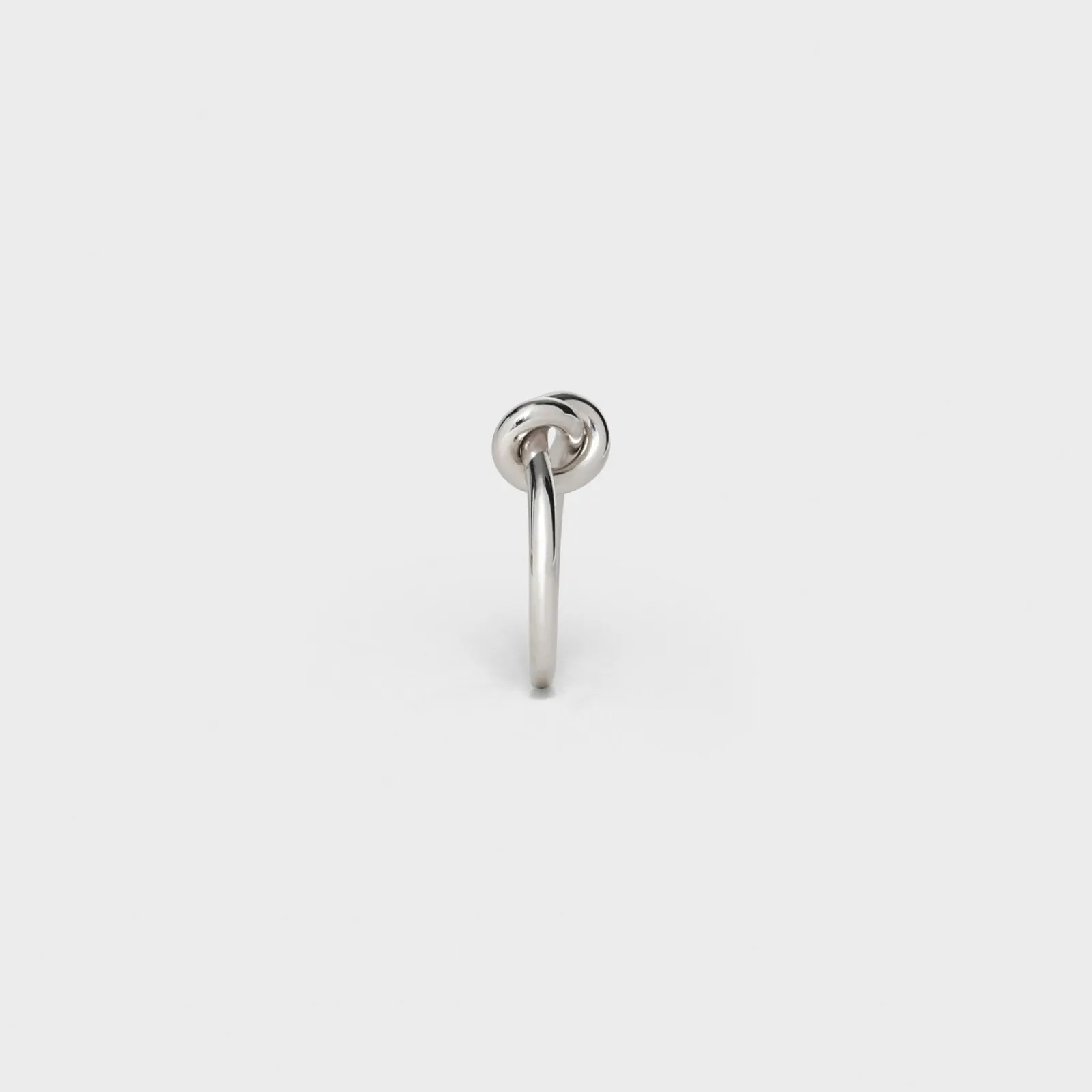 Hot Knot Ring in Brass with Rhodium finish Women Knot | Categories·Rings