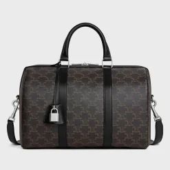 Online LARGE BOSTON in Triomphe Canvas & calfskin Triomphe Canvas | Categories·Business And Travel Bags