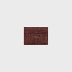 Online LARGE CARD HOLDER in LIZARD EMBOSSED CALFSKIN Essentials | Categories·Oin And Card Holders