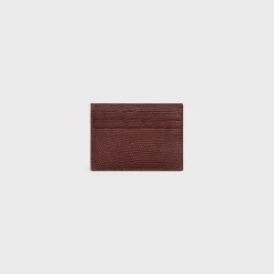 Online LARGE CARD HOLDER in LIZARD EMBOSSED CALFSKIN Essentials | Categories·Oin And Card Holders