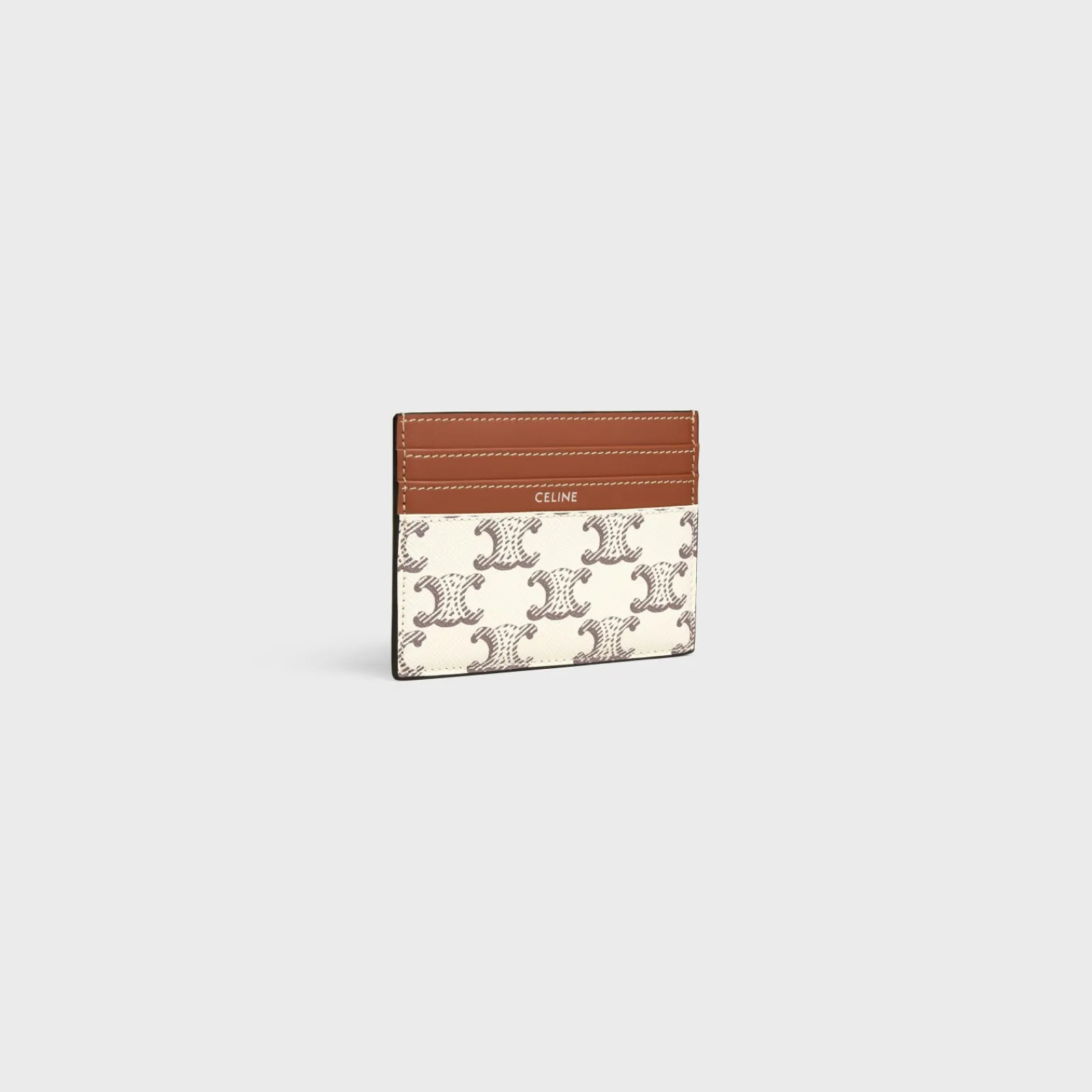 Online LARGE CARD HOLDER in Triomphe Canvas and calfskin Triomphe Canvas | Categories·Oin And Card Holders