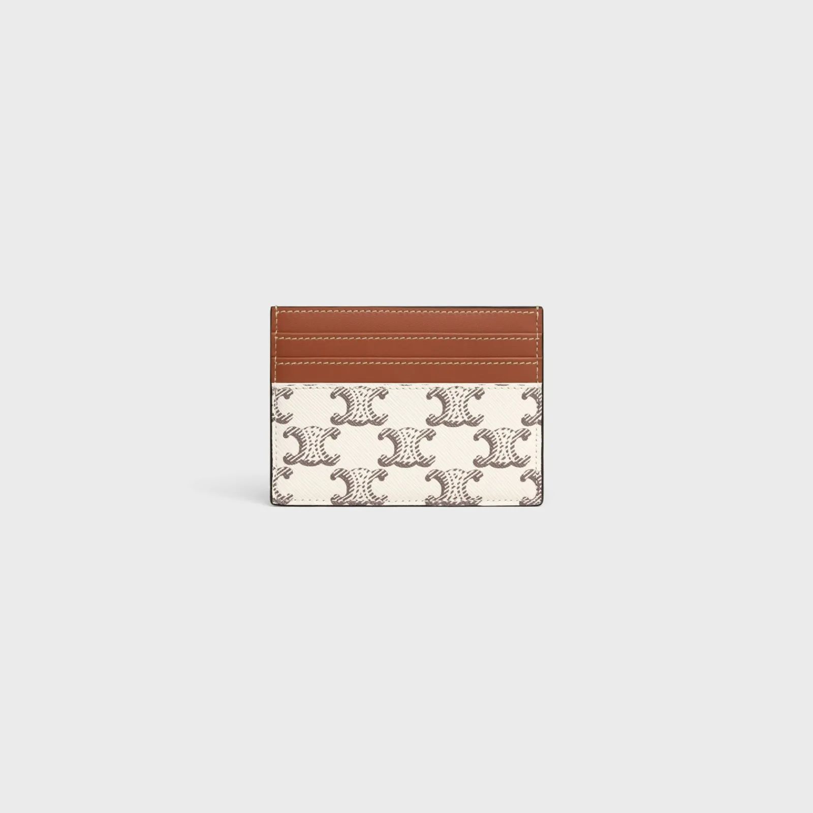 Online LARGE CARD HOLDER in Triomphe Canvas and calfskin Triomphe Canvas | Categories·Oin And Card Holders