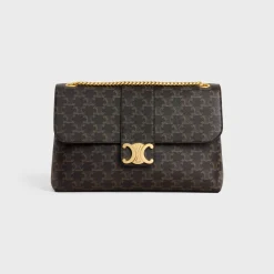 Online LARGE VICTOIRE BAG in Triomphe Canvas Women Triomphe Canvas | More Lines·Celine Victoire