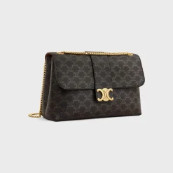 Online LARGE VICTOIRE BAG in Triomphe Canvas Women Triomphe Canvas | More Lines·Celine Victoire