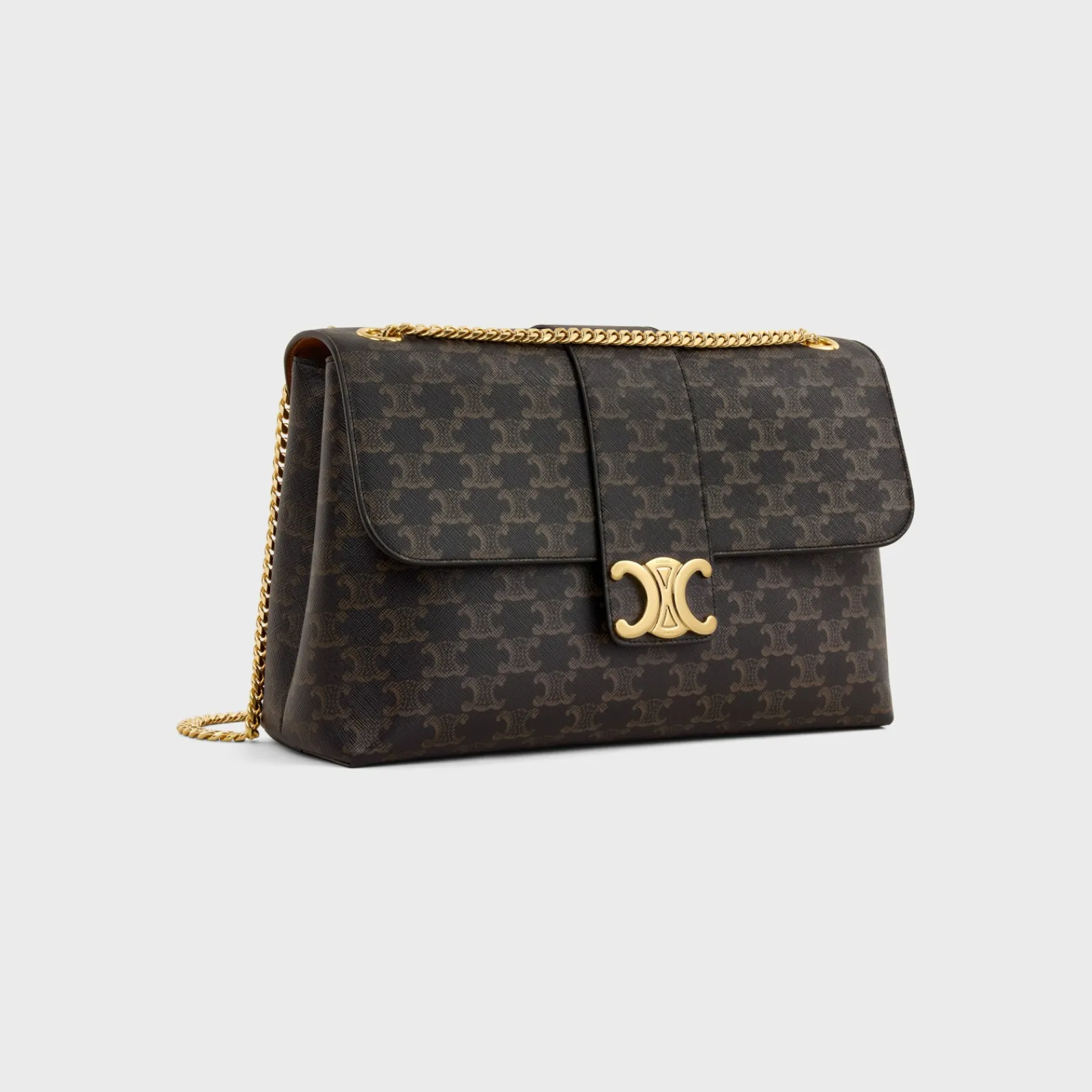 Online LARGE VICTOIRE BAG in Triomphe Canvas Women Triomphe Canvas | More Lines·Celine Victoire