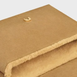 New LARGE VICTOIRE BAG in SUEDE CALFSKIN AND SHEARLING Women More Lines·Celine Victoire | Categories·Cross-Body Bags