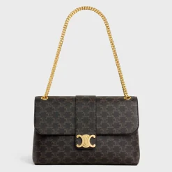 Online LARGE VICTOIRE BAG in Triomphe Canvas Women Triomphe Canvas | More Lines·Celine Victoire