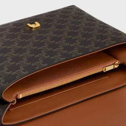 Online LARGE VICTOIRE BAG in Triomphe Canvas Women Triomphe Canvas | More Lines·Celine Victoire