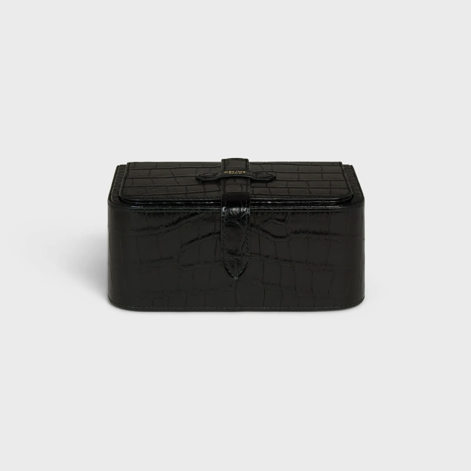 Online large jewels case in crocodile Beauty Accessories | Travel