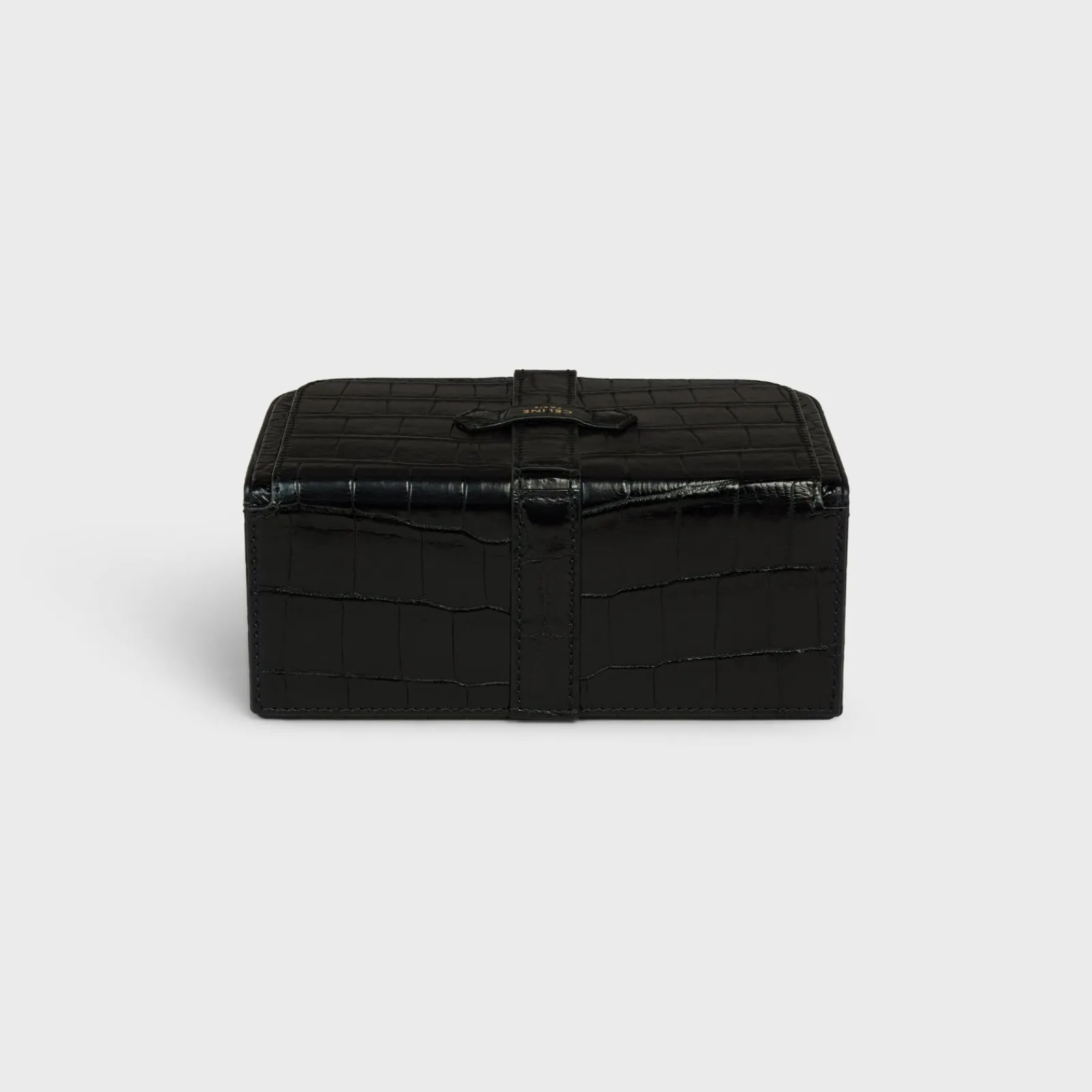 Online large jewels case in crocodile Beauty Accessories | Travel