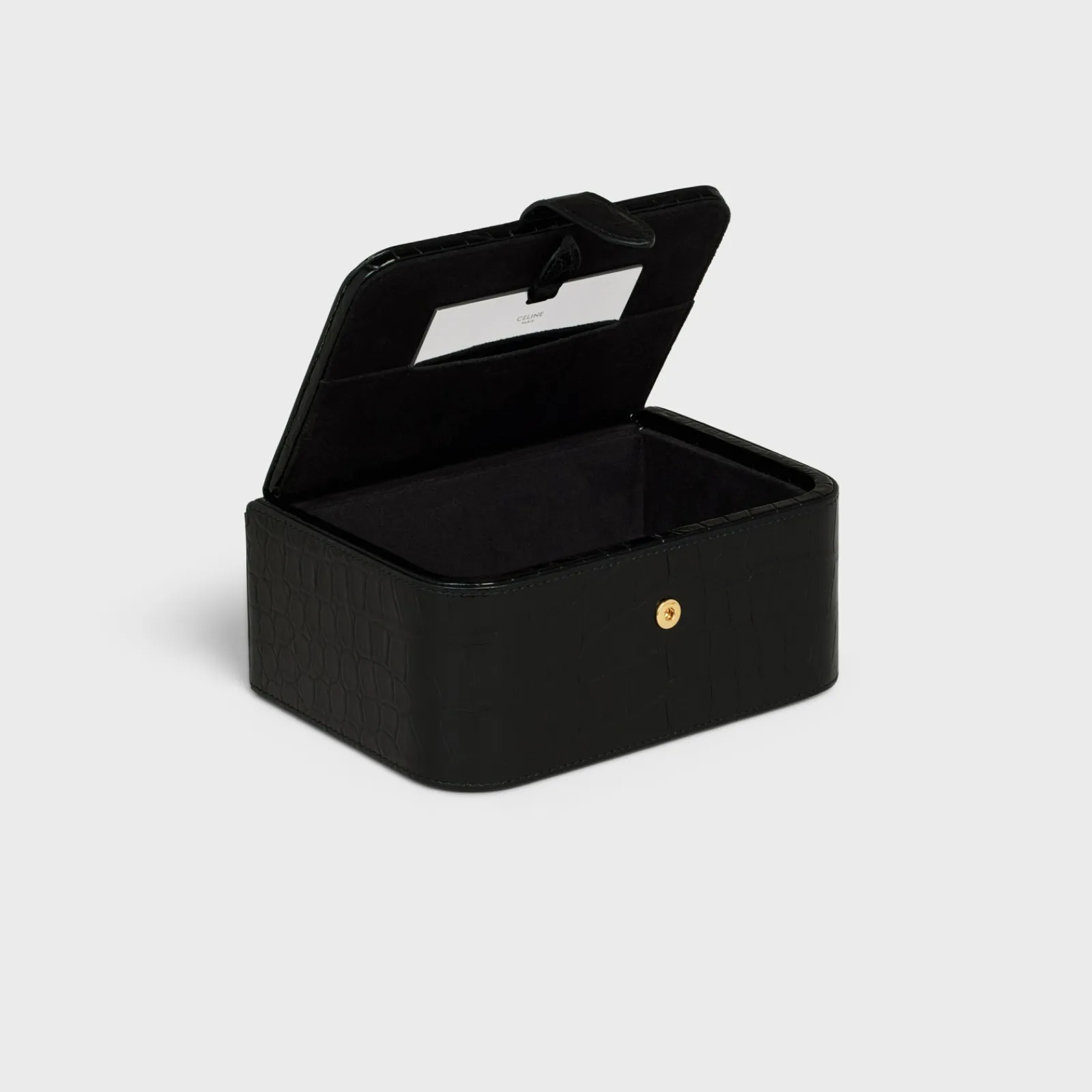 Online large jewels case in crocodile Beauty Accessories | Travel