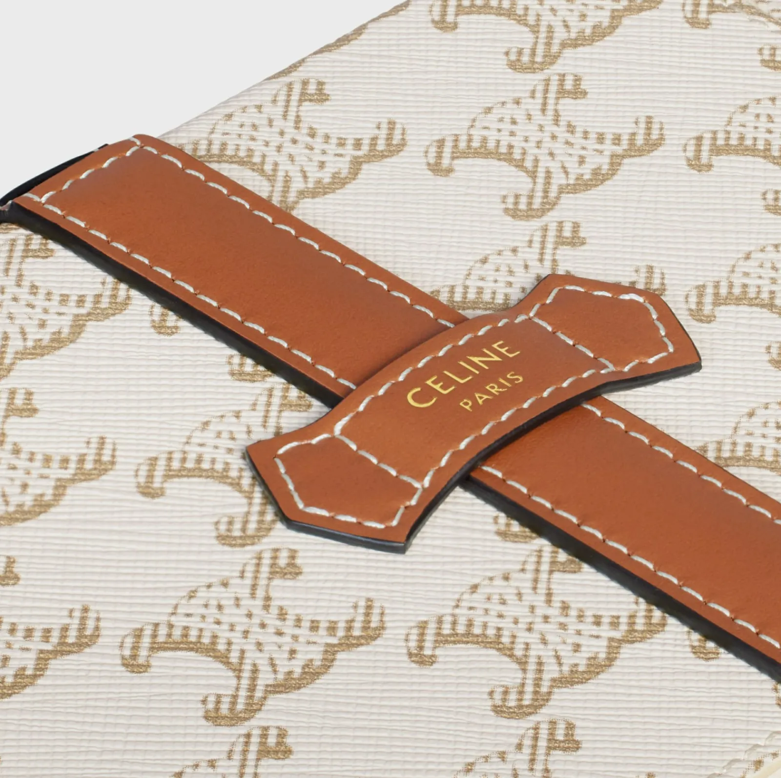 Online Large Jewels Case in Triomphe Canvas and Calfskin Beauty Accessories | Travel
