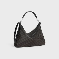 Sale Large Strap Romy in Triomphe canvas and calfskin Romy | Triomphe Canvas