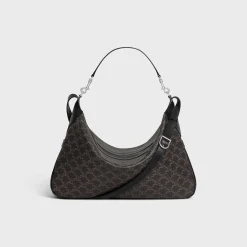 Sale Large Strap Romy in Triomphe canvas and calfskin Romy | Triomphe Canvas
