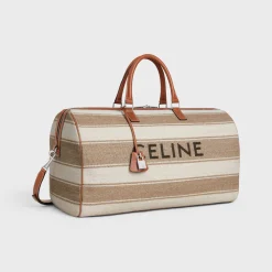Sale Large Travel Bag in Textile with jacquard and calfskin Categories·Business And Travel Bags