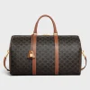 Hot Large Travel Bag in Triomphe Canvas and calfskin Women Triomphe Canvas | Categories·Cross-Body Bags
