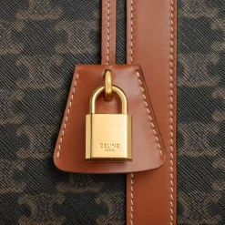 Hot Large Travel Bag in Triomphe Canvas and calfskin Women Triomphe Canvas | Categories·Cross-Body Bags