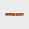 Fashion LARGE TWIN TRIOMPHE BELT in VINTAGE CALFSKIN Women Other Lines