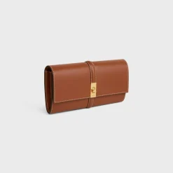 Outlet LARGE WALLET 16 in Shiny Calfskin Women 16 | Categories·Wallets