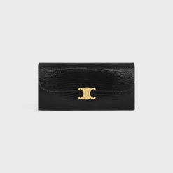 Discount LARGE WALLET TRIOMPHE in lizard Women Triomphe | Categories·Wallets