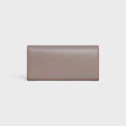 Online LARGE WALLET TRIOMPHE in Shiny calfskin Women Triomphe | Categories·Wallets
