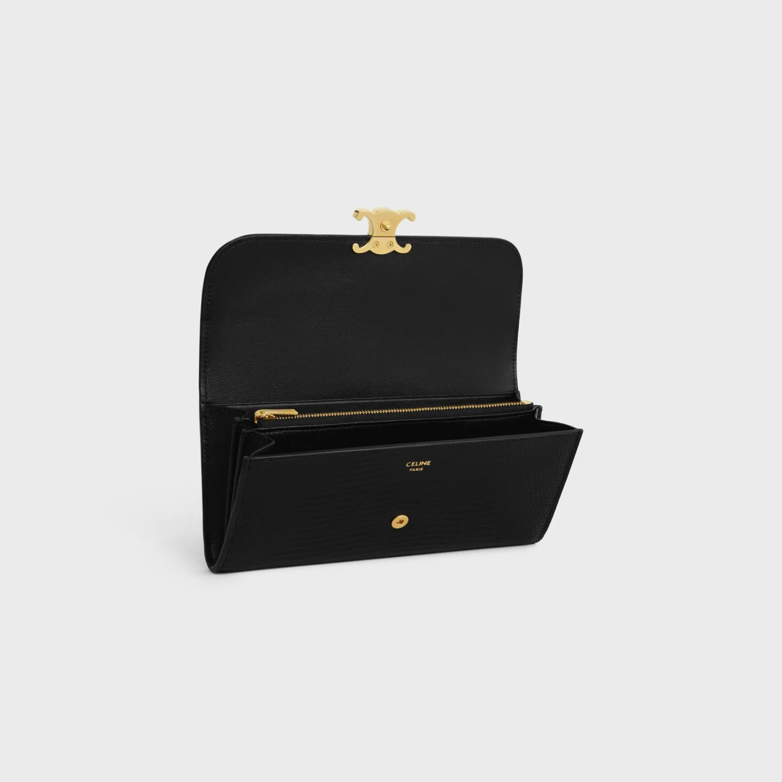 Discount LARGE WALLET TRIOMPHE in lizard Women Triomphe | Categories·Wallets